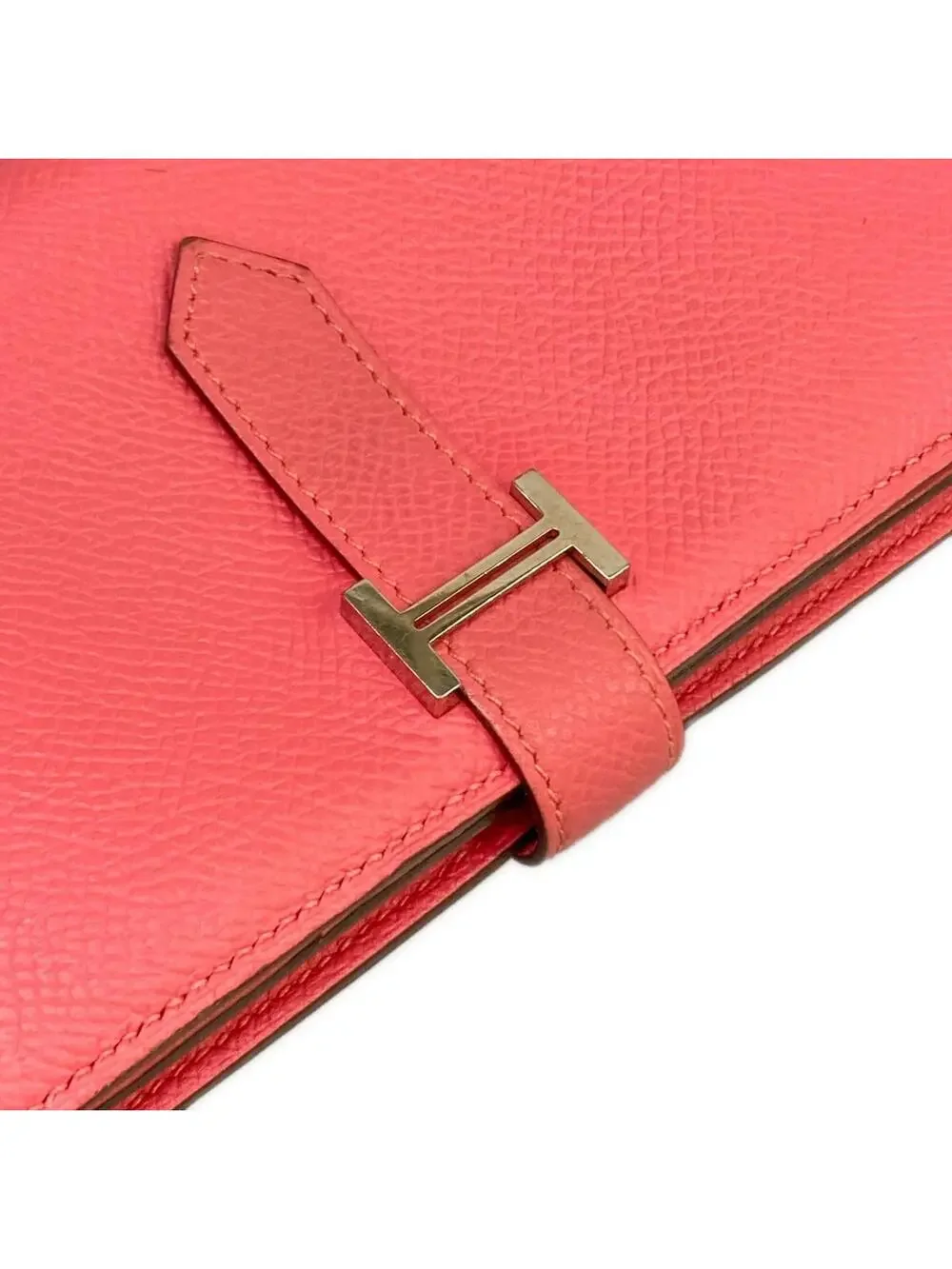 Hermes Bearn Souffle Pink Veau Epsom C #278615H13B